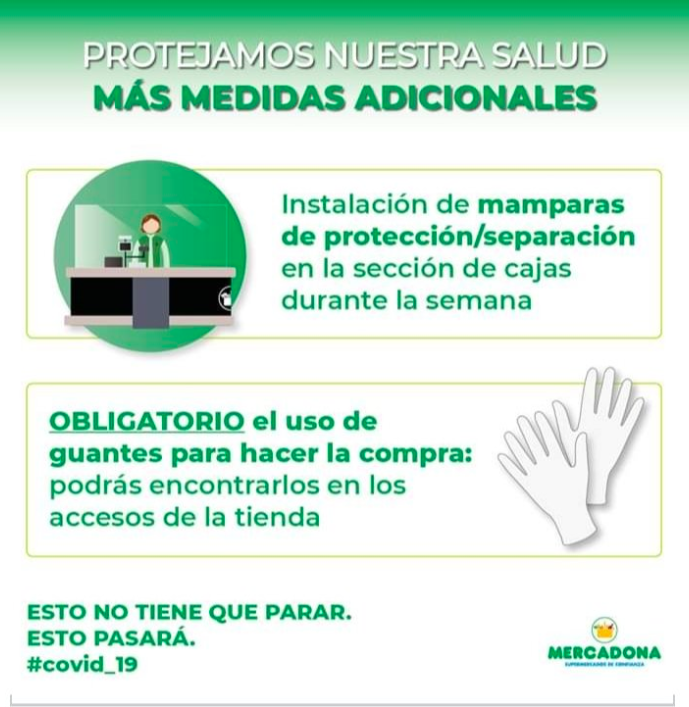 Medidas Covid19 Mercadona